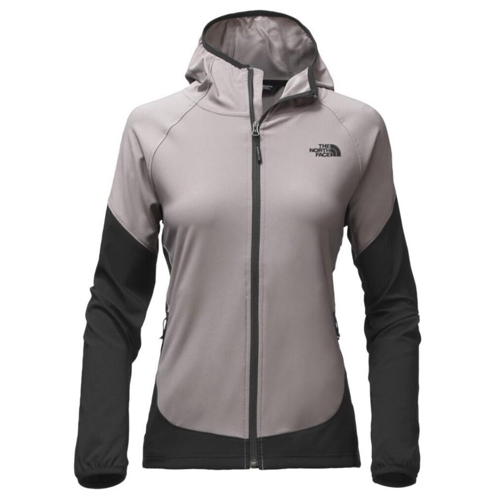 The North‎ Face Nimble Hoodie Women’s XL Metallic Silver/Black EUC